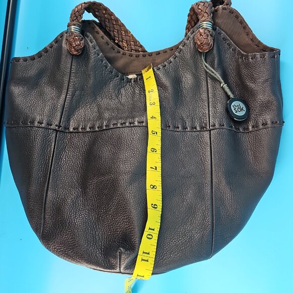👜 The Sak Dark Brown Leather Hobo – Soft, Slouchy & Effortlessly Cool - Picture 14 of 15
